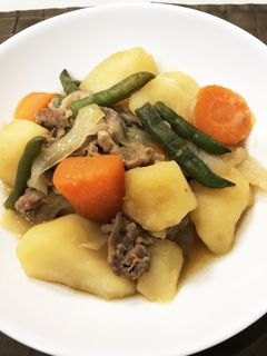 肉じゃが いんげん入り-レシピのメイン写真
