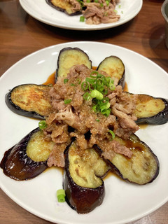特性ごまだれ!なすと牛肉のサラダ風-レシピのメイン写真