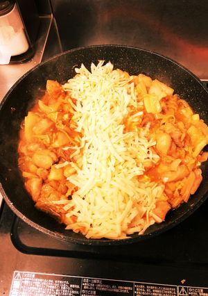 フライパンでチーズタッカルビ-レシピのメイン写真