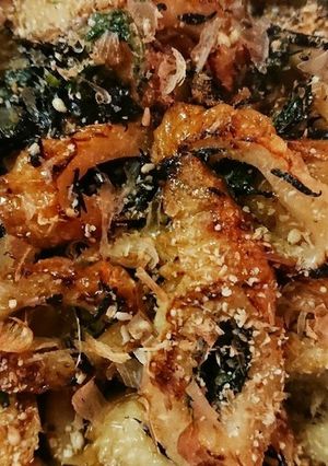セロリの葉っぱとちくわのめんつゆ炒め♪-レシピのメイン写真