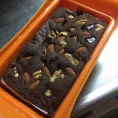 รูปของ おからパウダーと食物繊維のチョコ蒸しパン