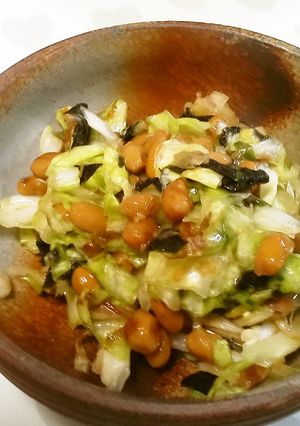 キャベ納豆-レシピのメイン写真