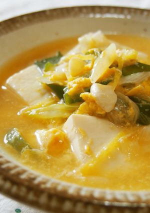 豆腐の卵とじ♪ねぎと生姜がアクセント♪-レシピのメイン写真
