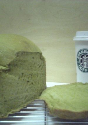 スタバ★抹茶 ティー ラテ食パン-レシピのメイン写真