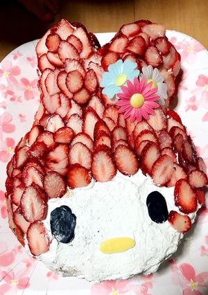 マイメロディーのケーキ-レシピのメイン写真