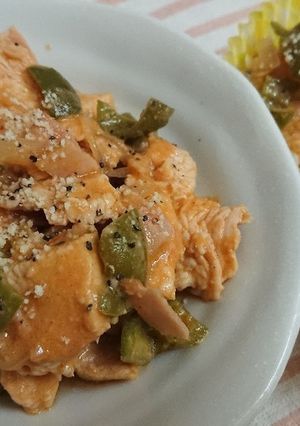 レンジで簡単☆チキンナポリタン♪-レシピのメイン写真