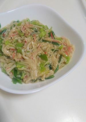 給料日前の１品☆とろりえのきｶﾆｶﾏ-レシピのメイン写真