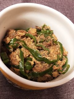 【常備菜】さばみそ缶ピーマンそぼろ-レシピのメイン写真