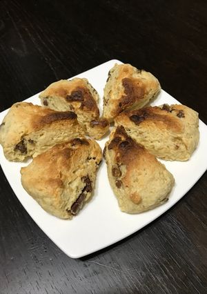 HMで！ママレード入り＊チョコスコーン＊-レシピのメイン写真