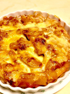 簡単 新じゃがとミートソースのチーズ焼き-レシピのメイン写真