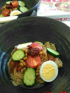 納豆のっけ辛旨ビビン冷麺-レシピのメイン写真