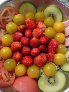 トマトとイチゴの冷やし中華-レシピのメイン写真