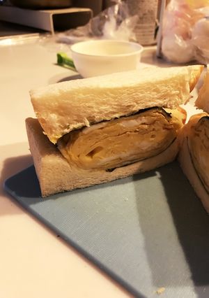 厚焼き卵サンド-レシピのメイン写真