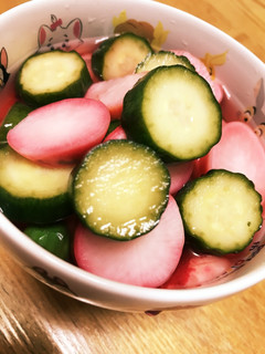 ラディッシュときゅうりで☆簡単甘酢漬け-レシピのメイン写真