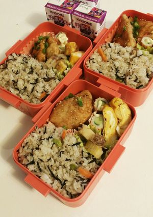 女子高生お弁当★ひじきご飯-レシピのメイン写真