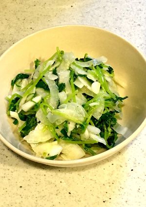 新玉ねぎと豆苗のサラダ-レシピのメイン写真