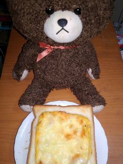 ベーコン玉ねぎ卵焼きのチーズトースト-レシピのメイン写真