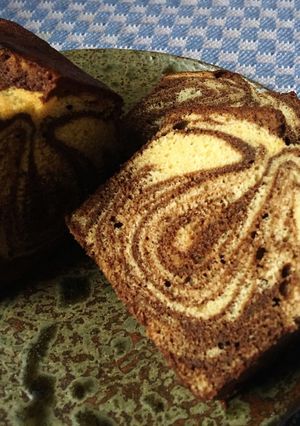 *大人味!珈琲マーブルパウンドケーキ*-レシピのメイン写真