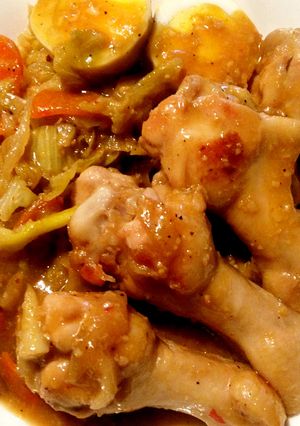 鶏肉のバター味噌炒め　豆板醤はお好みで-レシピのメイン写真
