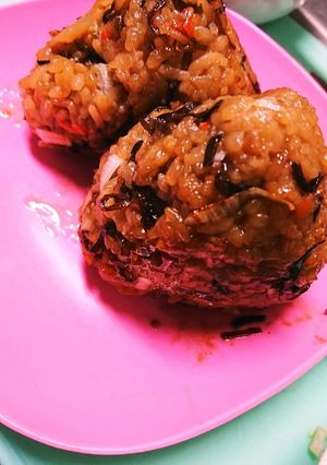 筍ご飯☆リメイク焼きおにぎり-レシピのメイン写真