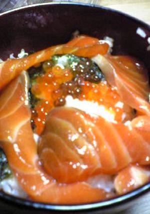 ０。Ｏ美味しいサーモンの親子丼０。Ｏ-レシピのメイン写真