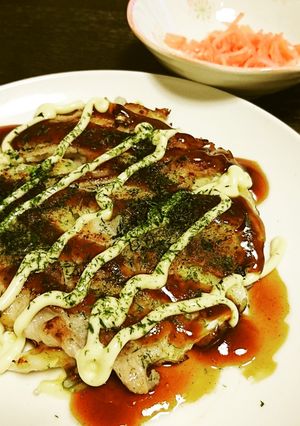 山芋いっぱいヘルシー簡単お好み焼き-レシピのメイン写真