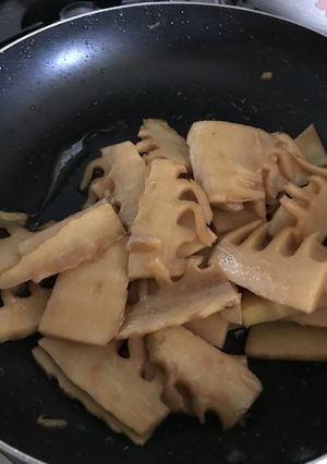 竹の子のごまラー油炒め-レシピのメイン写真