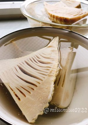土鍋や圧力鍋で！たけのこの下茹で(動画有-レシピのメイン写真