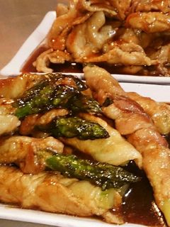 アスパラ豚肉巻き 甘辛しょうが焼き-レシピのメイン写真