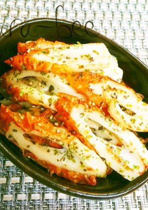 お弁当やおつまみに＊バジル塩バターちくわ-レシピのメイン写真