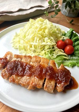 トンテキ風ジンジャーオニオンソース-レシピのメイン写真