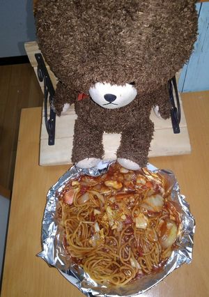 完熟トマトホール缶風味をいかした焼きそば-レシピのメイン写真