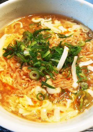 ふわとろチキンラーメンのアレンジ-レシピのメイン写真