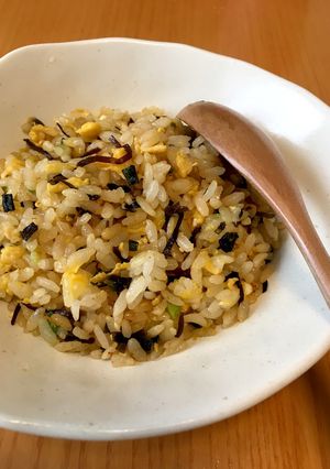 超簡単!塩昆布チャーハン-レシピのメイン写真