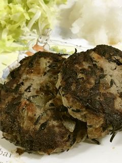 【リメイク】ひじき入りハンバーグ-レシピのメイン写真