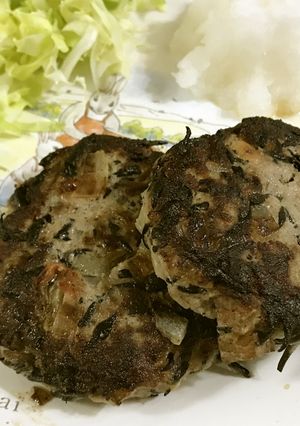【リメイク】ひじき入りハンバーグ-レシピのメイン写真