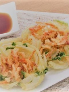 桜エビと新玉ねぎのかき揚げ-レシピのメイン写真