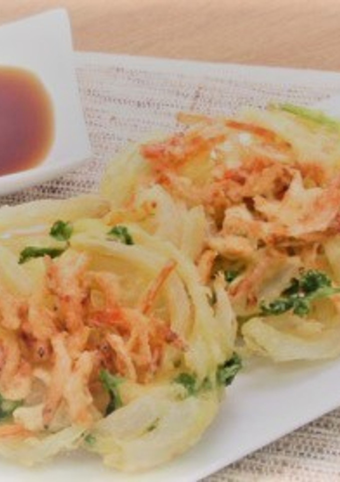 桜エビと新玉ねぎのかき揚げ-レシピのメイン写真