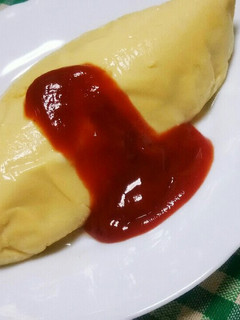 ポリ袋湯煎で介護食♥ふわふわオムレツ-レシピのメイン写真