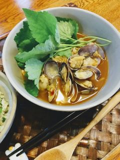 旨っ↑辛っ↑あさり入り辛ラーメンだよ♪-レシピのメイン写真