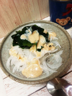 新玉ねぎと生わかめのサラダ-レシピのメイン写真