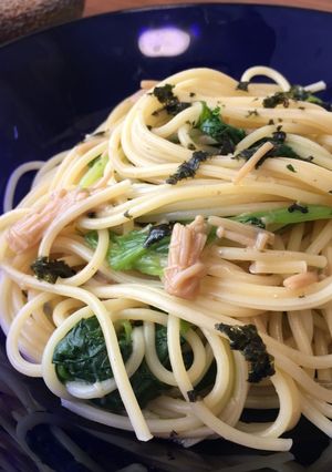 【簡単レシピ】えのきの和風パスタ-レシピのメイン写真