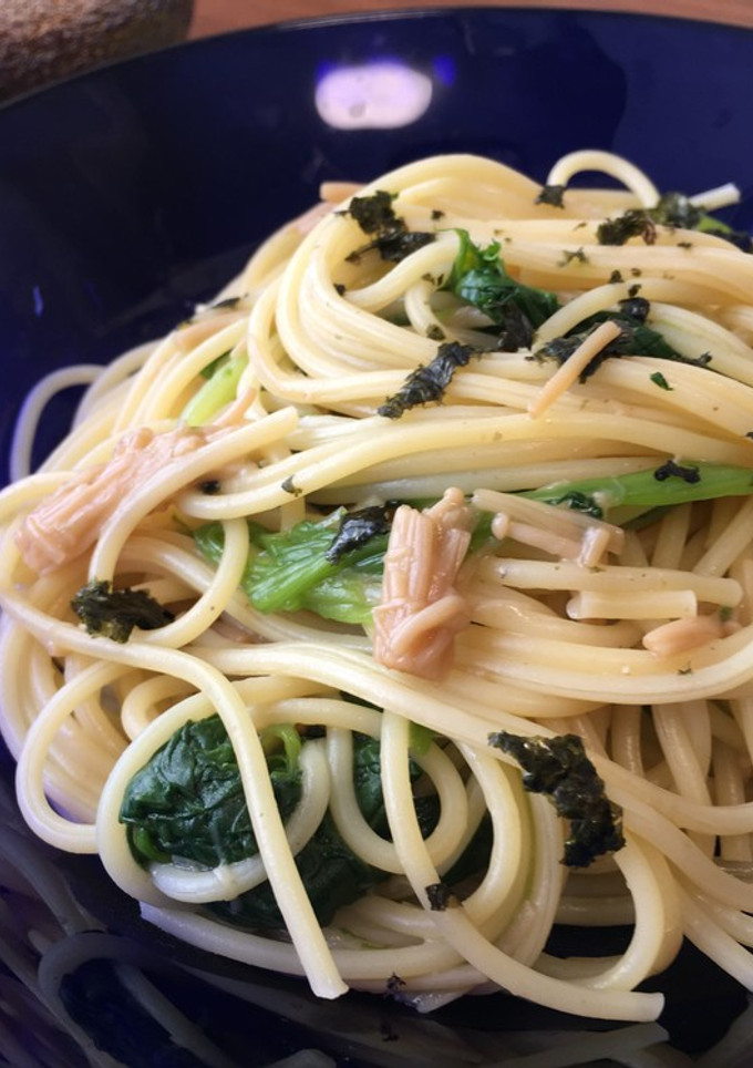【簡単レシピ】えのきの和風パスタ-レシピのメイン写真