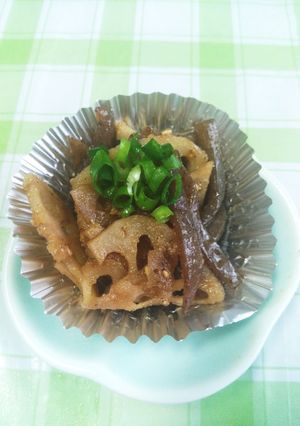 ♪簡単れんこん&こんにゃくのきんぴら♪-レシピのメイン写真