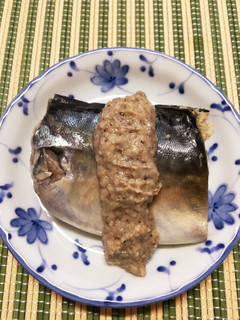 蒸しサバのクルミがけ-レシピのメイン写真