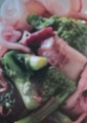 菜の花とやりいかのしょうが炒め-レシピのメイン写真