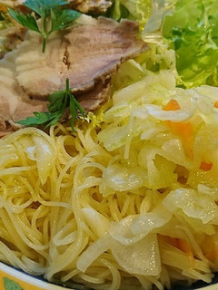 新玉葱人参セロリ♥️簡単酢で冷製パスタ-レシピのメイン写真