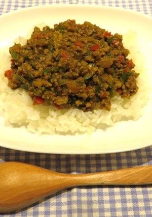 ピーマンたっぷりドライカレー-レシピのメイン写真