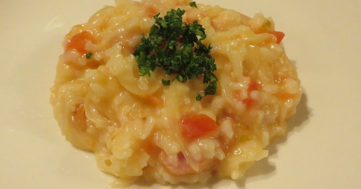 簡単ランチ×ダイエット帆立トマトリゾット by 栄養士×痩せる 簡単ランチ×ダイエット帆立トマトリゾット by 栄養士×痩せる