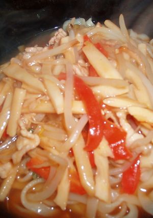 艶うどんでサンマーうどん-レシピのメイン写真